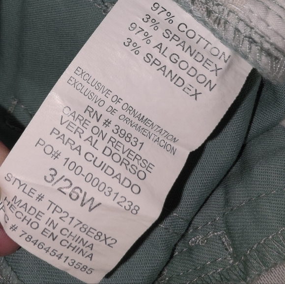 Jolt Green Skinny Jeans Size 3 / 26W Stretch Denim Y2K Color Pants NWT no Tags - Picture 4 of 5